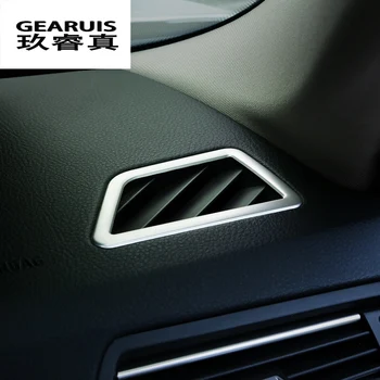 Avto styling Zadaj, klimatska vent dekorativni okvir vtičnice trim trakovi nalepke Kritje za BMW serije 5 F10 auto Dodatki