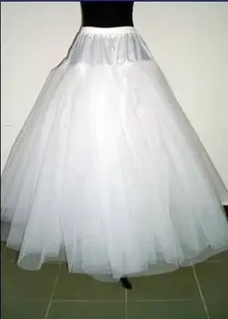 Bela Večplastne Poroko Til Crinoline Petticoat Underskirt 2017
