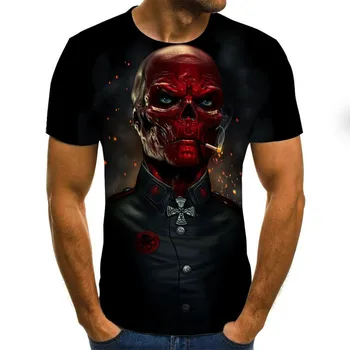 Horror Film Chucky Majica 3D Tiskanja Tshirt Kul Moški Ženske Joker T Shirt Priložnostne Ulične Hip Hop Je Klovn T-shirt Moški