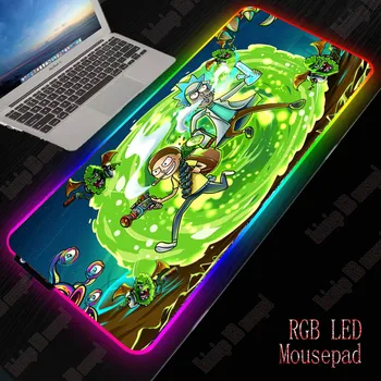 MRG Morty Anime Velike Gaming Mouse Pad Igralec Zaklepanje Rob Tipkovnice Miške Mat Gaming Grande Desk Mousepad za CSGO Igre