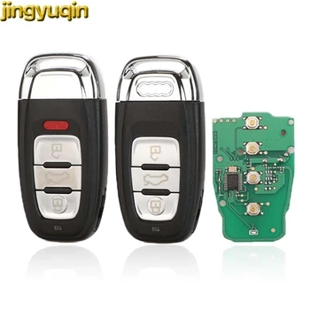 Jingyuqin Smart Remote Key 315/433/868MHZ 8T0 959 754C za Audi Q5 A4L A5 A6 A7 A8 RS4 RS5 S4 S5 3/4 Gumb brez ključa
