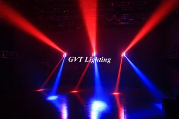 Vroče prodajo Prenosnih gibljejo led bar žarek Mini LED Pajek 8x10W RGBW žarek fazi učinek luči
