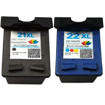 2 Združljivih črnil za HP21 HP22 Napolniti s črnilom kartuše za HP 21 22 XL Deskjet D1360 D1460 D2360 D2460 3920 3940 F370 Tiskalnik