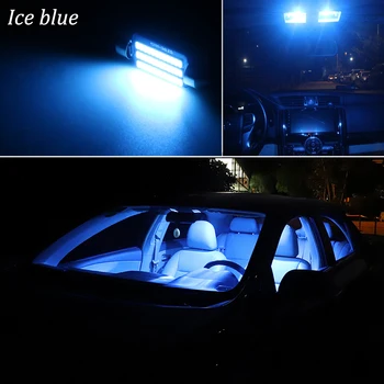 14Pcs Bela Canbus Avtomobilske LED Žarnice Za Renault Megane 3 III MK3 LED Notranjosti Prtljažnik Vrata registrske Tablice Svetloba Svetilke Komplet (2009-)