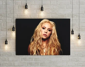Shakira Obraz Svilene Tkanine Plakat In Tisk Stenskih Slikah, Slikarstvo Doma Dekor