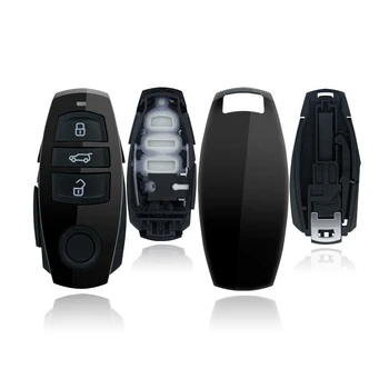 OkeyTech 3 Gumb Zamenjava Vstop brez ključa Smart Remote Avto Ključ Lupini Primeru Fob za VW Volkswagen Touareg 2011-