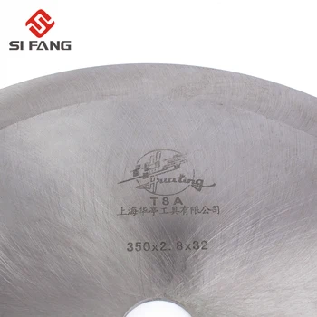 350 *32*2.8 mm HSS Krožne Žage za Rezanje Disk Žaga za Rezanje materialu PC / blago / aluminija / bakrene cevi brez Zob