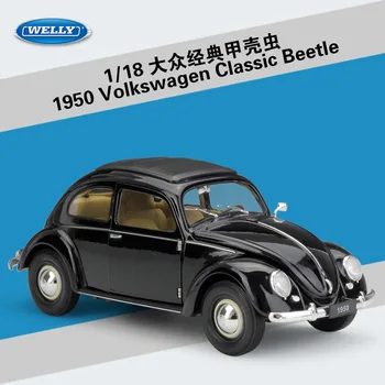 1:18 Merilu Welly Visoko Simulacije Kovinski Avto Klasičnih Volkswagen Beetle Diecast Igrača Zlitine Model Avtomobilčki Za Otroke Darila, Zbiranje