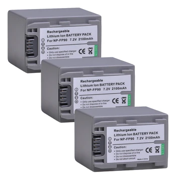 2x NP-FP90 NPFP90 Baterija za Sony DCR-HC30 40 43E 85 94E 96 DCR-SR30 60E 70E 80E 100 Kamere, kot NP-FP30 FP50 FP60 FP70 FP71