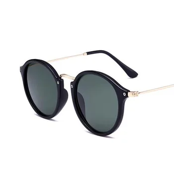 Retro Okrogla Sončna Očala Luksuzni Ženske 2020 Očala Krog Mala Sončna Očala Moških Odtenki Leopard Ogledalo Vintage Sončna Očala Očala