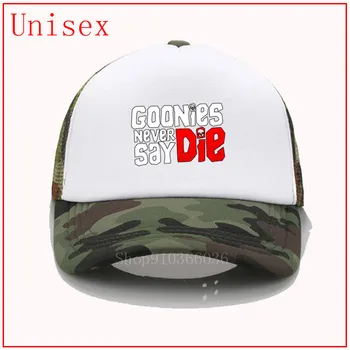 Goonies nikoli ne reci Die stiski moških baseball kapa klobuk baseball klobuk gorras mujer Custom Print oblikovalec sonce ščitniki za ženske