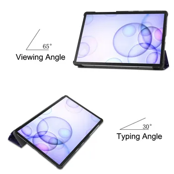 Dropshipping 2020 Tablični Primeru za Samsung Galaxy Tab S6 10.5 (T860/T865) Usnje Slim Kritje Tablični Pribor чехол ноутбук