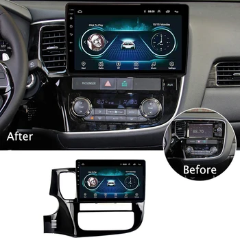 10.1 inch Android 8.1 2 Din Avto Multimedijski Predvajalnik Predvajalnik Za Mitsubishi Outlander 2012-2018 Navigacija GPS Radio