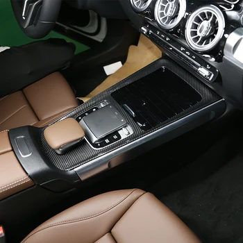 ABS Chrome/CarbonFiber sredinski Konzoli Varstvo Okvir Trim Za Mercedes Benz B GLB Razred W247 X247 2019-2020 Avto Dodatki
