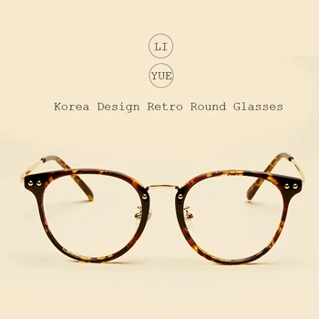 Moda za ženske očala okvirji Retro Optičnih Očal Okvir za Ženske Moški Letnik Kratkovidnost Recept eye glasses polno očala