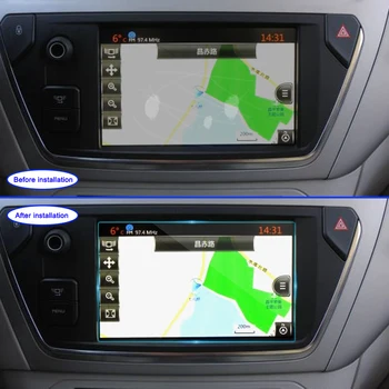 6.2 Palčni Auto GPS Navigacija Zaščitno folijo, Zaslon Jekla material LCD Zaslon Film Kaljeno film Avto Oprema Avto Nalepke