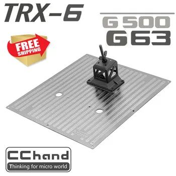 RC Deli gosenicah kovinski prtljažnik dekorativna plošča za TRX-6 6X6 G63 G500 trax nadgradnjo deli