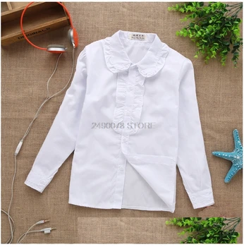 Šola Dekleta Formalno Bluzo Obleko Majica blagovne Znamke Moda Belo Študent Majico za Velik Dekleta Otrok Uspešnosti Oblačila Bluzo