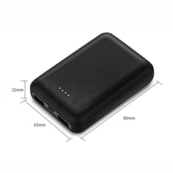10000mAh Dvojno USB 5V 2A Mini Power Bank 10000mAh 18650 Baterije Prenosni Hiter Polnilec Za Xiaomi bateria externa Powerbank