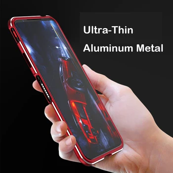 Luksuzni Kovinski Odbijača Primeru Telefon Za ZTE nubia Rdeče Čarobno 5G Coque Aluminijast Okvir 3D Zaščitni Pokrov RedMagic 5G Primerih shockproof