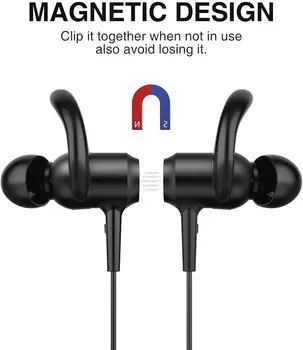 Picun H10 Brezžične Slušalke Bluetooth Slušalke Magnetni Neckband Šport Stereo USB Slušalke Z Mikrofon Za Telefon, PC Prostoročno