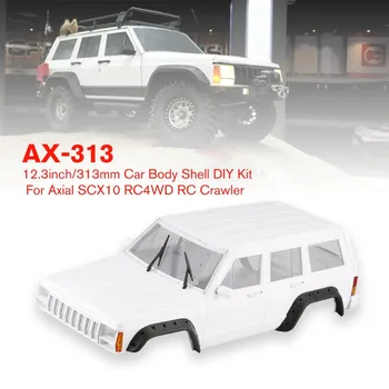 RC AX-313 12.3 palec/313mm Avto karoserija za 1/10 RC Tovornjak Gosenicah Osno SCX10 & SCX10 II 90046 90047 DIY Komplet za Avtomobile karoserija Set