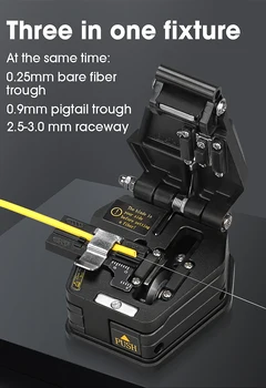 Fiber cleaver SKL-6C kabel za rezanje nož FTTT svjetlovodni nož orodja rezalnik Vlaken Kuhinjski 16 površine rezilo