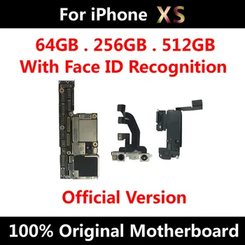 Original odklenjena Za iPhone XS Motherboard Mainboard Za iPhone XS Logiko Odbor Z/ Št Obraz ID Wwith polno žetonov OS Podpora