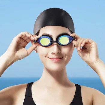 Youpin Yunmai Moda Plavanje Očala Strokovno HD Anti-fog Plavalna Očala z Nosu Posnetek Čepi Skp za Odrasle Očala