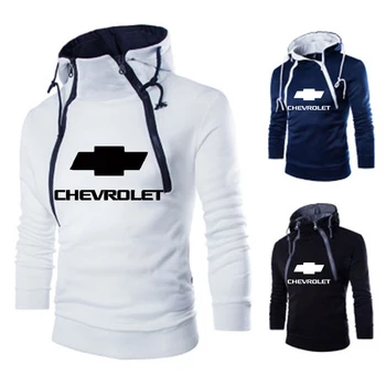 Novo leto 2020 Moški puloverji s kapuco Avto Chevrolet Logo Natisnjena pomlad jesen visoko kakovostnega bombaža Moške hoodies priložnostne Šport