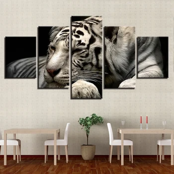 Uokvirjena Natisnjeni Živali leopard Skupine Slikarstvo Sedel Soba Dekor Natisni Plakat Sliko Platno Slikarstvo Doma Odlikovanje/11Y-ZT-28