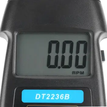 Strokovno Foto/Kontaktni Tahometer Ročni Digitalni LCD Tach Meter Tester DT2236B.