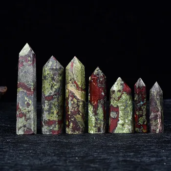 Dragon Krvi Kamna za kristalno palico točke dragih kamnov naravni mineralni kristali kremena pedras par artesanato reiki sodobne dom dekor