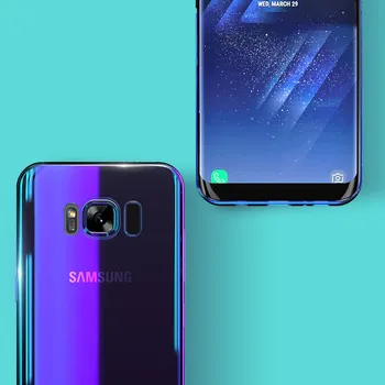 FLOVEME Blue-Ray primerom Ogledalo Za Samsung Galaxy S9 S9 Plus Kul Telefon Primeru za Samsung Galaxy S8 S7 Rob S6 S6 Rob Capa Pokrov