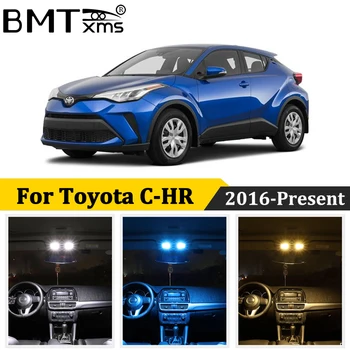 BMTxms 10Pcs Canbus, Za Toyota CHR C-HR 2016-Danes Avto LED Notranja Luč registrske Tablice Lučka Brez Napake Auto Dodatki