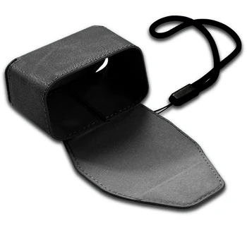 FFYY-Usnjena torbica Zaščitno Polje Polno Kritje Vrečko za Shranjevanje Zaščitnik s Traku za Jabra Elite Aktivno 65T Slušalke Bluetooth