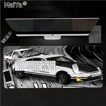 Maiya Ne Zdrsne PC ZAČETNO D Super avto AE86 Velike Mouse pad PC Računalnik mat Brezplačna Dostava Velik Miško, Tipke Tipkovnice Mat