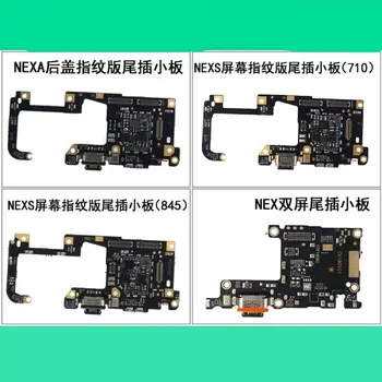 VIVO NEX NEXS Prstnih odtisov USB za Polnjenje Dock PCB Board MIC Flex Kabel Priključek za Pametni telefon Zamenjava Preizkušen IC za Kartico SIM