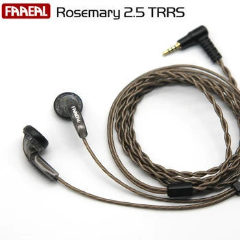 FAAEAL Rožmarin Uravnoteženo 2,5 mm TRRS 150ohms Visoka Impedanca Hi-fi Slušalke Heavy Bass čepkov