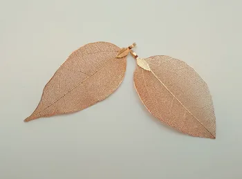Moda Naravnih listov čare ročno izdelan nakit ugotovitve diy nakit, izdelava čar za ženske/Dekleta Uhani/Ogrlica lep Obesek