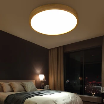Ultra-tanek les stropna svetilka, za Hodnik, Balkon, dnevna soba Površine Nameščena 7 cm debelejši LED stropna luč spalnica dekor