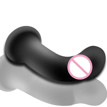Mehki Silikonski Vibrator Analni Čep Nepremočljiva Simulacije Penis Butt Plug Gladko Površino Masturbator Ne Vibrator Sex Igrača za Moške, Ženske
