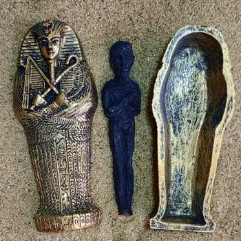 [HHT] Poceni Pesek Nastavite Stari Egipčanski Faraon Kraljica Mumija Mrtvo Truplo Krsto Khufu Piramida Prop Lobanje Smolo Obrti Miniature