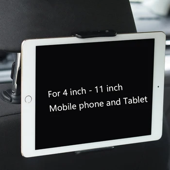 Univerzalni Trajne Avto Vzglavnik Tablet PC Nosilec 4-12 inch Miza Zadnji Sedež Nosilec Za iPad Zraka, 2/Pro za Samsung za Lenovo