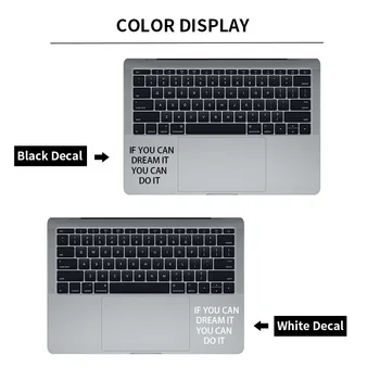Branje Mucek Mačka sledilno ploščico Ponudbo Laptop Decal za Apple Macbook Nalepke Pro Air Retina 11 12 13 15 cm Mac Vinil Touchpad Kože