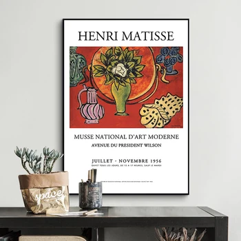 Henri Matisse Modni Retro Plakatov In Fotografij Povzetek Platno Slikarstvo Portret Wall Art Slike Za Dnevni Sobi Doma Dekor