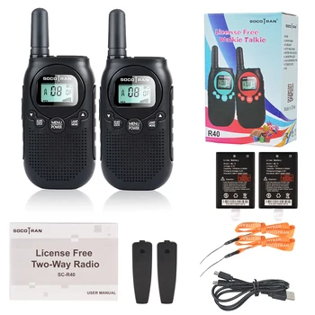 PMR446 Walkie Talkie 2pcs Mini Otroci 2 način Radio 0,5 W License brez UHF Prenosni radio Communicator VOX baterija za ponovno Polnjenje Darilo