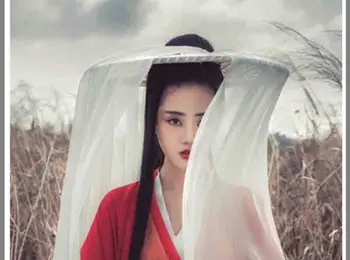 Starodavni Kitajski Klobuk Ženske Hanfu Skp Z Dolgo Tančico Bela Rdeča Črna Douli Klobuk Cosplay Prop Vitez Klobuk Z Obraza Kritje Za Ženske