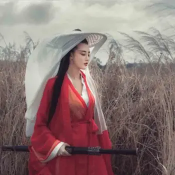 Starodavni Kitajski Klobuk Ženske Hanfu Skp Z Dolgo Tančico Bela Rdeča Črna Douli Klobuk Cosplay Prop Vitez Klobuk Z Obraza Kritje Za Ženske