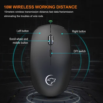 G834 Mini Prenosni 2.4 G Wireless Gaming Miška Urad Računalnik Pribor Deli 3D Wireless Mouse